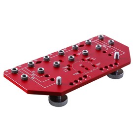 Shelf Pin Drilling Jig 2 in 1 35mm Aluminum Alloy Cabinet Hardware Jig Tool Drill Guide