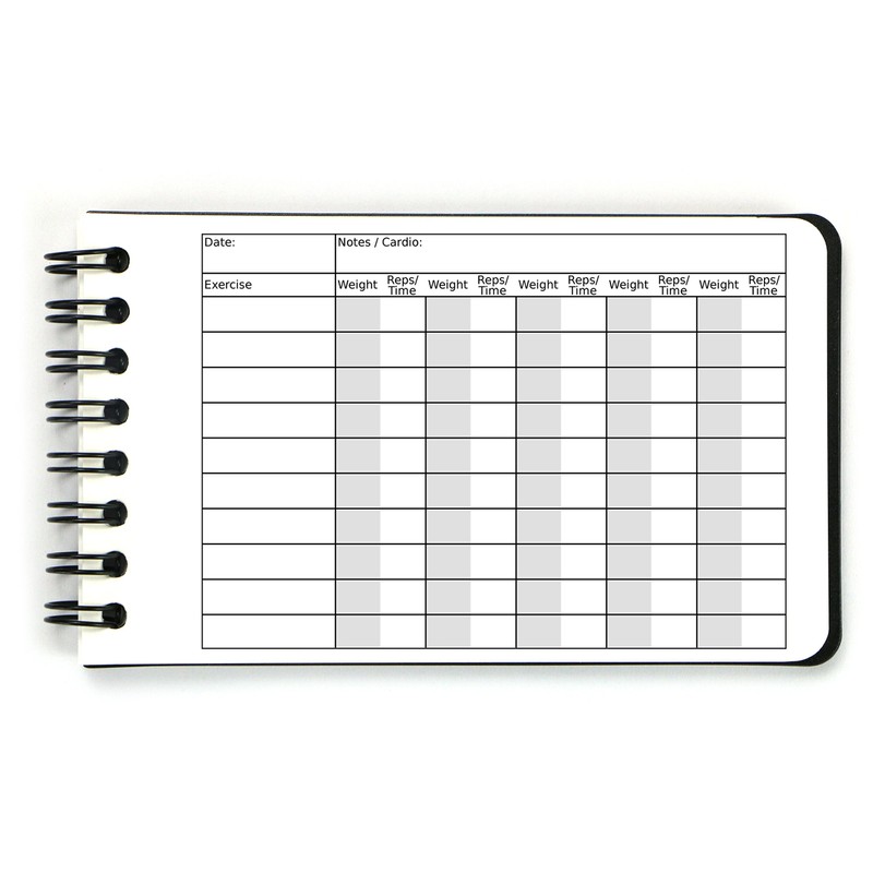Polymath Products Pocket Gym Diary –100-page workout log. Handy size
