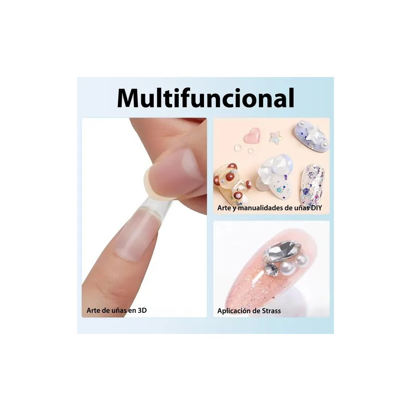2pcs Polygel Sólido Para Diseño Uñas Extensión 15ml Uouou