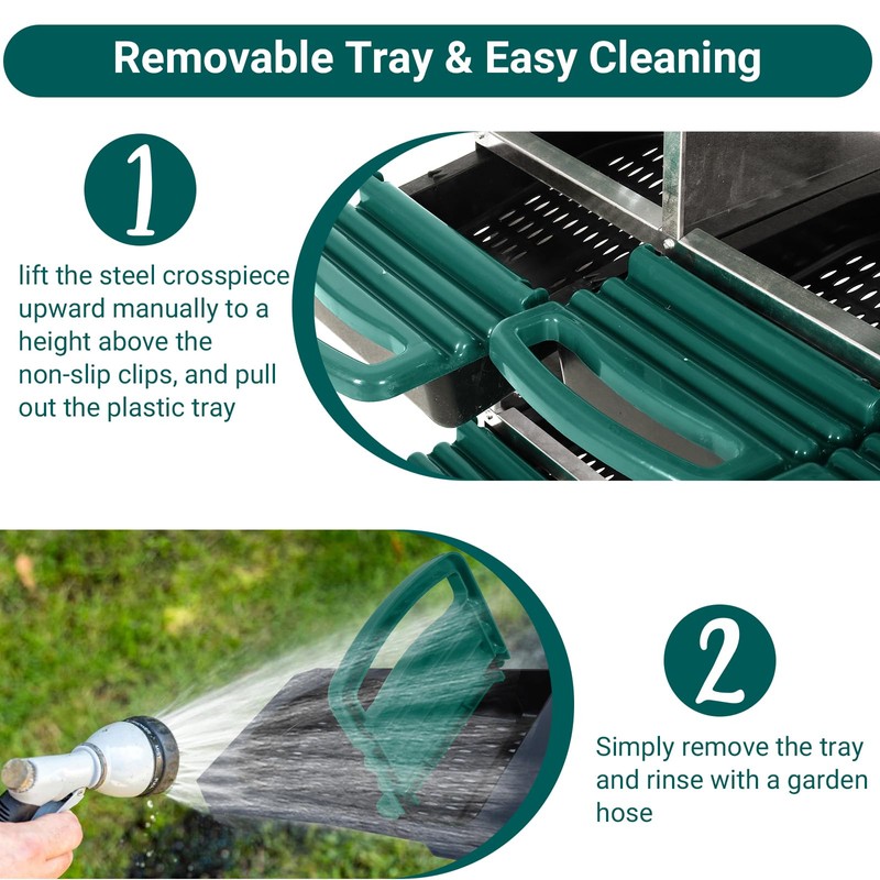 Chicken Nesting Box With 8 Compartments - Roll Away Laying