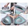 4Pcs Soft Toilet Seat Cover Pads Thicker Warmer Stretchable Washable