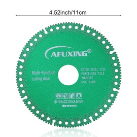 Indestructible Disc for Grinder 4 1/2 Inch, 12PACK Rock Slab Grinding Disc for Angle Grinder, Durable Ceramic Tile Cutting Blade, Heavy-Duty Grinder Blades