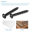 sourcing map Hex Socket Self Tapping Screws, M6 x 40mm