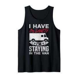 I'm Staying In Tha Van Phasmophobia Man Funny Women Gift Tank Top, black
