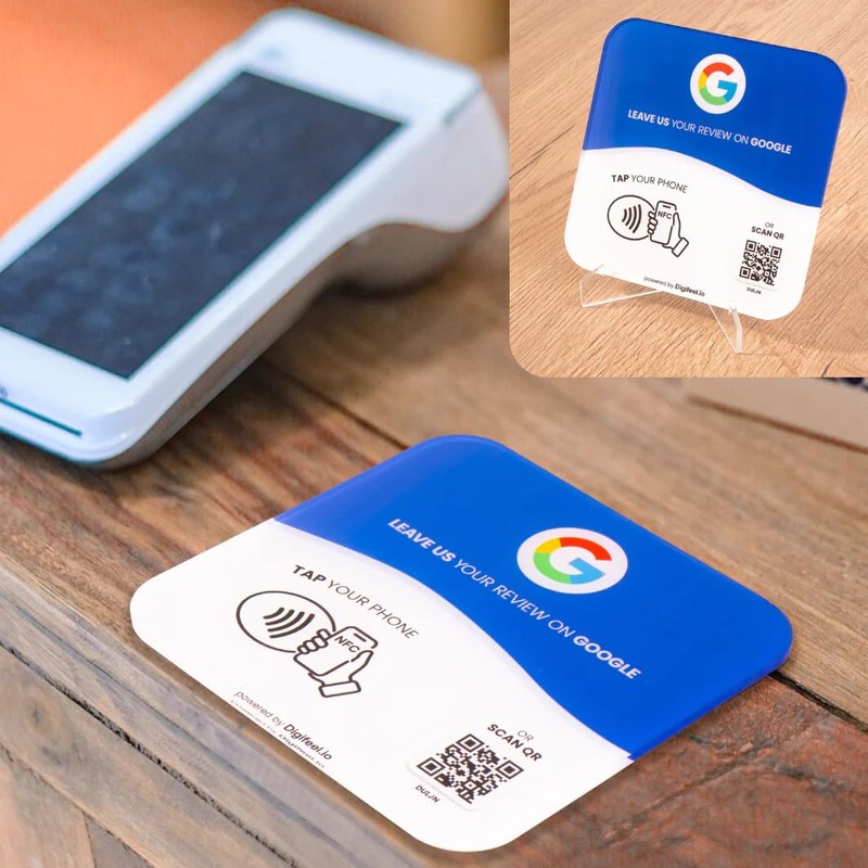 DIGIFEEL Review Tap Card for Google reviews – NFC +