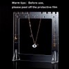 RENIAN Jewelry Photography Props Board Acrylic Frame Tabletop Stand for
