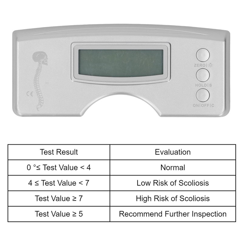 Scoliometer Digital Scoliosis Meter Scoliometer Detector for Human Spine with