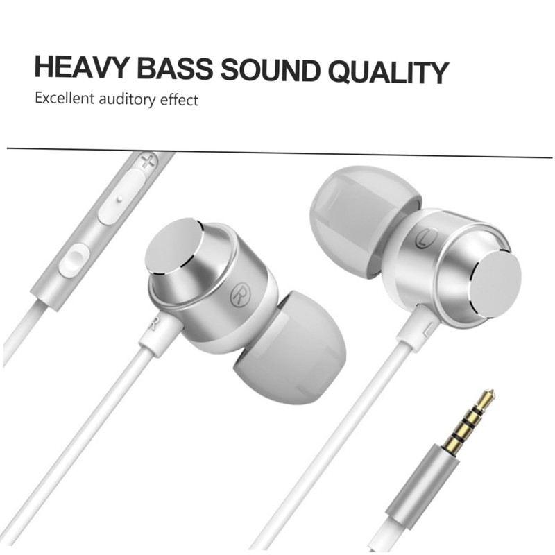 KOMBIUDA Earphones with Jack Ergonomic in Ear Design Compatibility for