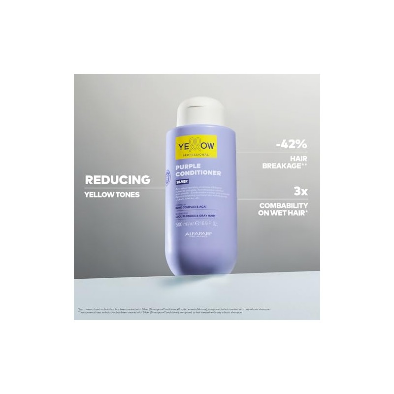 Acondicionador Yellow Plata Púrpura 500 ml