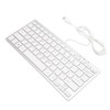 Mini Keyboard Mini Ultra Thin 78 Keys USB Wired Keyboard