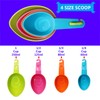 Rypet Dog Food Scoop Set of 4 - Plastic Measuring