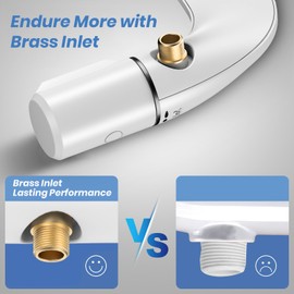 SHIKITEK Bidet Attachment for Existing Toilet Seats, Ultra-Slim, Non Electric, Dual Nozzle, Self Clean, Rear & Feminine Wash, Fresh Cold Water Sprayer, Badays Bedets Bedits Badette Bidgets, Black