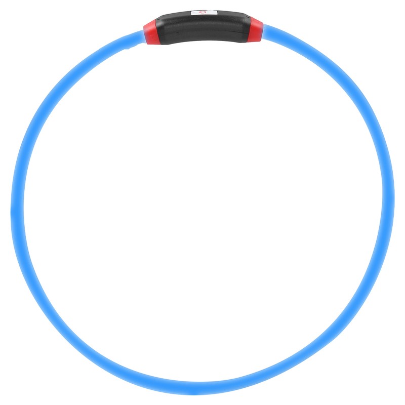 USB Rechargeable Adjustable DIY Cutting LED Dog Bite Resistant Collar