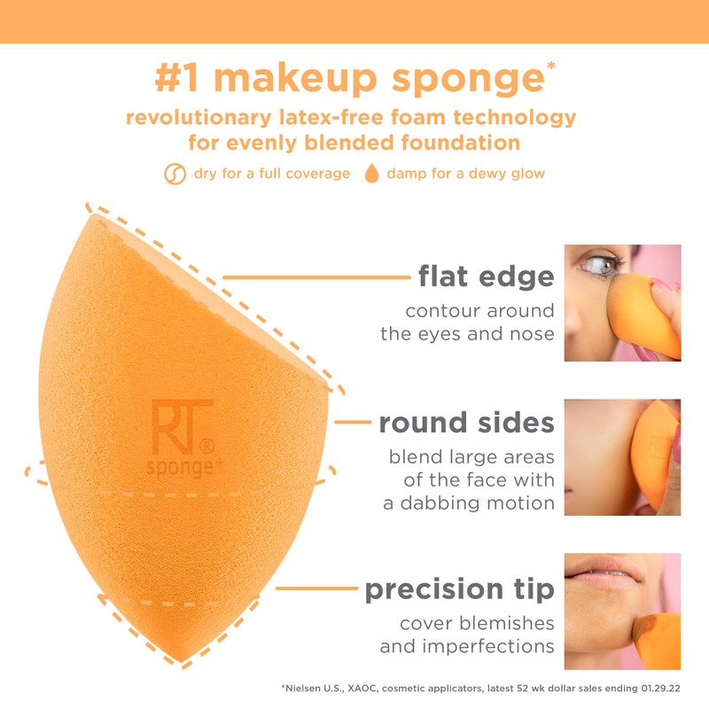 Pro-Glow Radiant Complexion: Kit esponjas Sponge + Acabado Natural Real