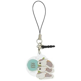 License Agent Natsume's Book of Friends Acrylic Earphone Jack Accessory Design 05 (Triple Nyanko-sensei /B)