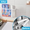 Cabinet Door Organizer 2Pcs, Foil and Plastic Wrap Organizer with