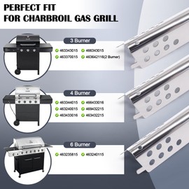 Grill Replacement Parts for Charbroil Advantage 4 Burner 463344015, 463432215, 463240015, 463433016 and Char-broil Advantage 3 Burner Grill Parts 463343015, 463335115, 463435115, 463436815, 463370015.
