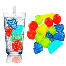Fruit Shape Reusable Ice Cubes BPA Free (30) Multicolor