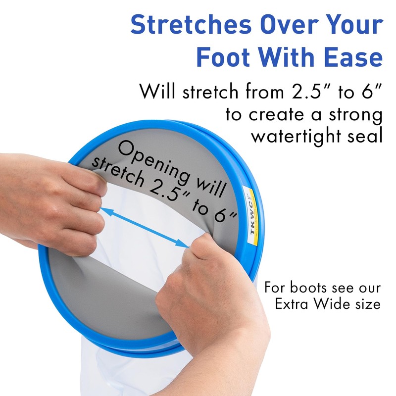 TKWC INC 100% Waterproof Leg Cast Cover for Shower –