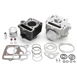 VIPIH 47mm Cylinder Head Piston Gasket Top End Rebuild Kit 70cc Fit For Honda CT70 CRF70 XR70 ATC70 TRX70