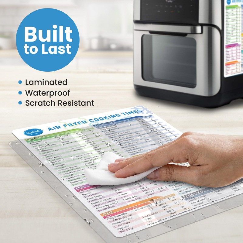 Air Fryer Magnetic Cheat Sheet Set - Air Fryer Accessories