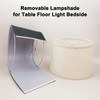 Removable Folding Linen Lampshade Cowl DIY Homemade Table Lamp Accessories
