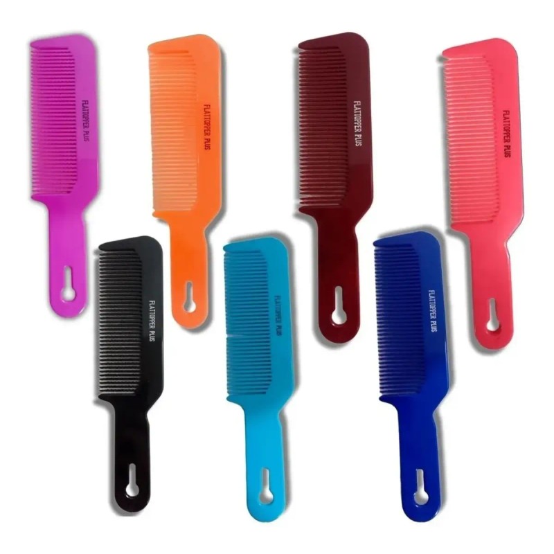 Peine De Corte Flat Top Plus Cerdas Onduladas Color A