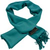 CJ Apparel Teal Green Men's Nepalese Solid Colour Fashion Scarf