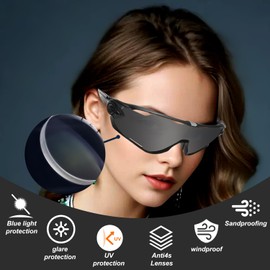 Fiskr Polarized Lenses Replacement for Oakley Batwolf(OO9101) Sunglasses with Anti-scratch&Anti-saltwater&Anti-dust Coating(Blue & Red & Gold & Silver)