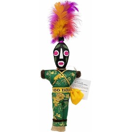 Mardi Gras World Voodoo Doll Money Green Wealth Luck Prosper Spells Magic New Orleans