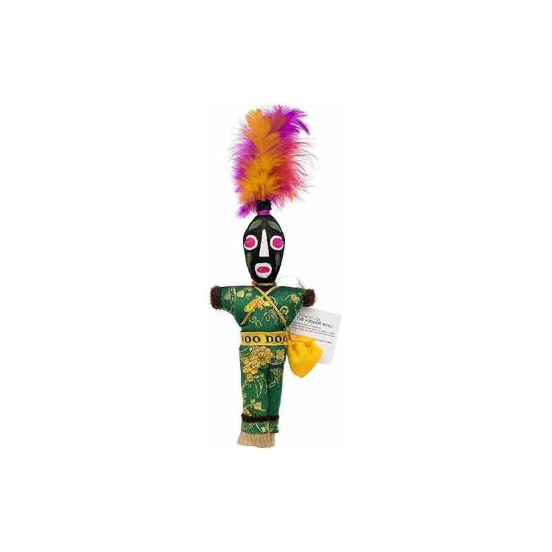 Mardi Gras World Voodoo Doll Money Green Wealth Luck Prosper