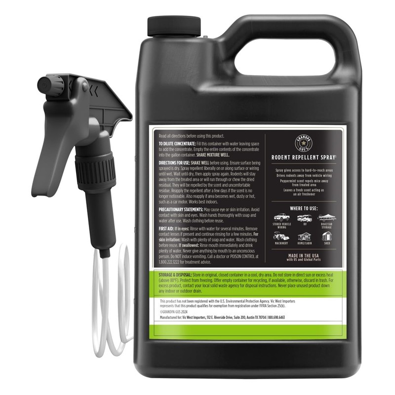 Grandpa Gus's Rodent Repellent (1 Gallon / 3.79 L)