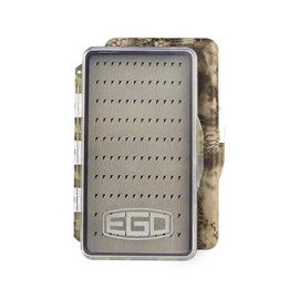 Ego Fly Box, Fishing Gear Combo Easy Grip Waterproof Giant Fishing Fly Box with Transparent Cover, Durable ABS Plastic Fly Fish Tool Kit Box