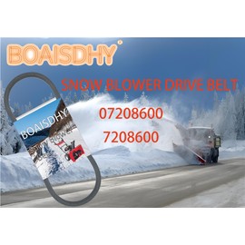 BOAISDHY 07208600 (1/2" X 39-1/2") Auger Drive Belt for Ariens 7208600 72086 924082 72385 07238500 Snow Blower ST524 ST724 ST824
