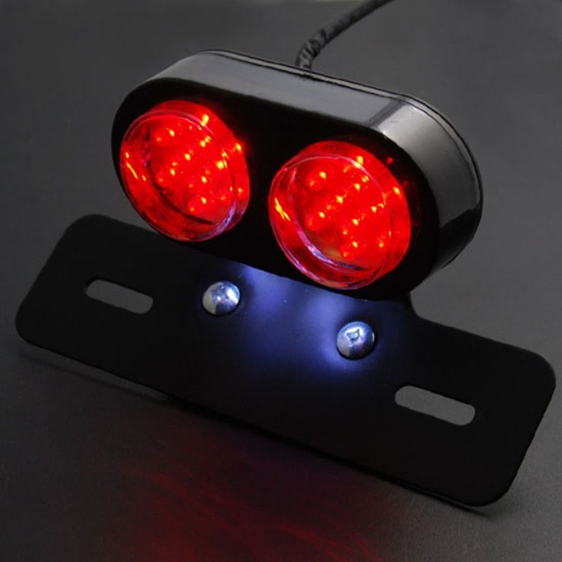 Szmsy Motorcycle Tail Light Plastic Metal Material Bike Light Lamp