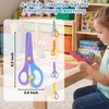 LovesTown Toddler Scissors, 4PCS Adaptive Blunt Tip Training Safety Scissors