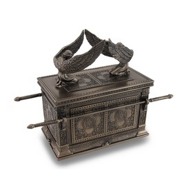 Stunning Bronze Finished Ark of The Covenant Trinket Box