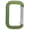 Paracord Planet Rectangle Carabiner, Olive Drab, 20 Pack - Aluminum