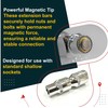 CONQUER 3 Pcs Magnetic Socket Extension Bar 1/4" 3/8" &