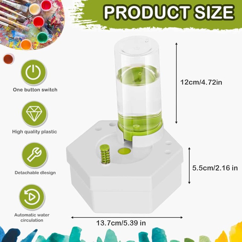 gesboole Brush Rinser Set Paint Cleaning Tools Makeup Brush Cleaner