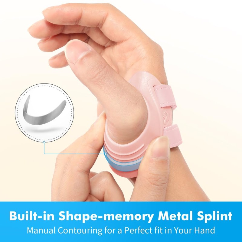 FORTEMOTUS CMC Thumb Brace, Thumb CMC Joint Support Stabilizer for