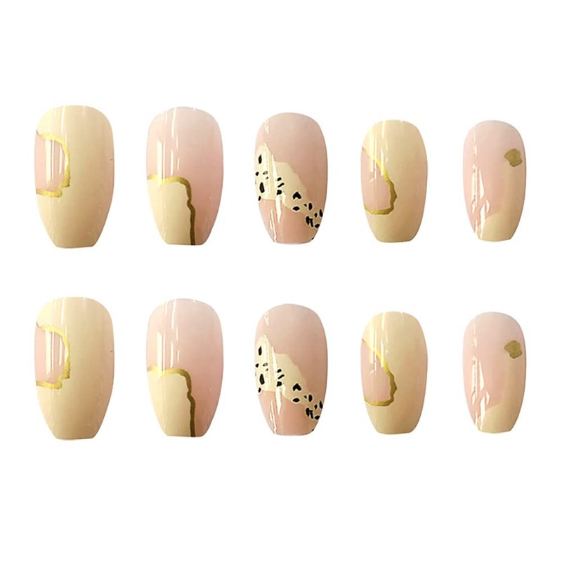 24 Pcs Elegant Nail Tips Ballet Nail False Nail Make
