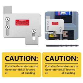 Generator Interlock Kit Compatible with Horizontal Main Cutler Hammer Only CH Series TAN Breaker 150 or 200 amp Panels, 1 1/2 Inch Spacing Between Main Circuit Breaker and Generator Circuit Breaker