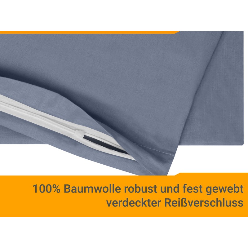 npluseins Plain Dyed Cushion Covers in Twin Pack and Subtle