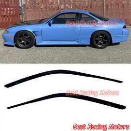 HIC For 1995-1998 Nissan 240SX S14 2dr Coupe JDM Style Side Window Visors