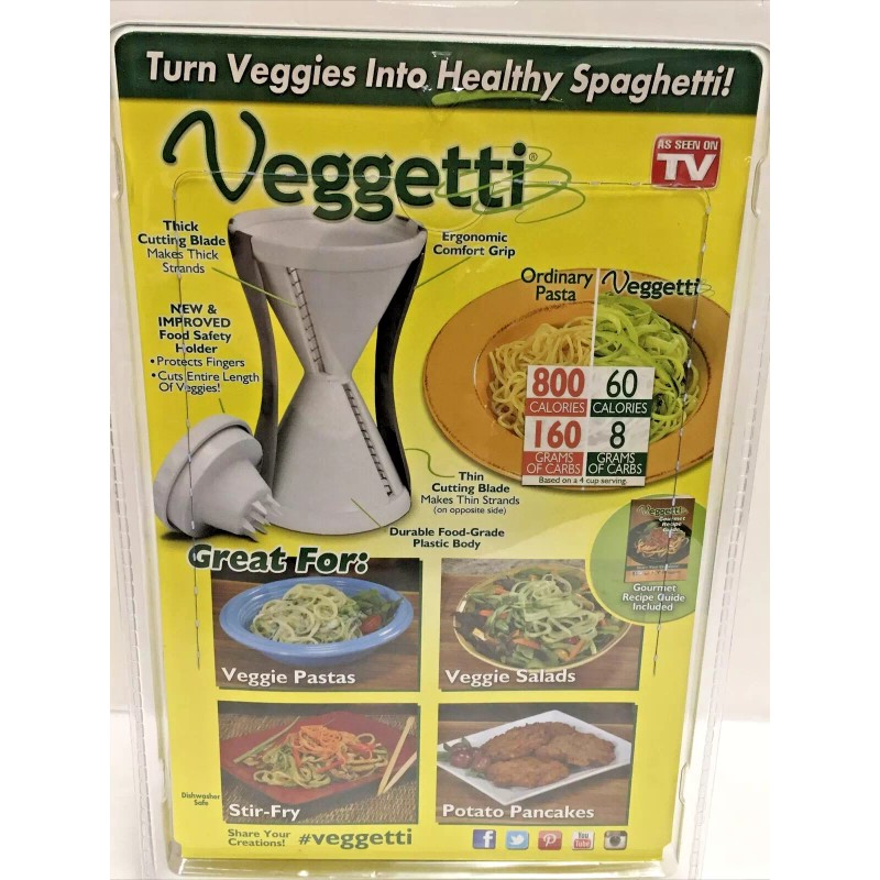 As Seen On TV Veggetti Spiral Vegetable Cutter As Seen