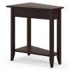 Costway 2-Tier Mid Century Modern Side Table Narrow End Table