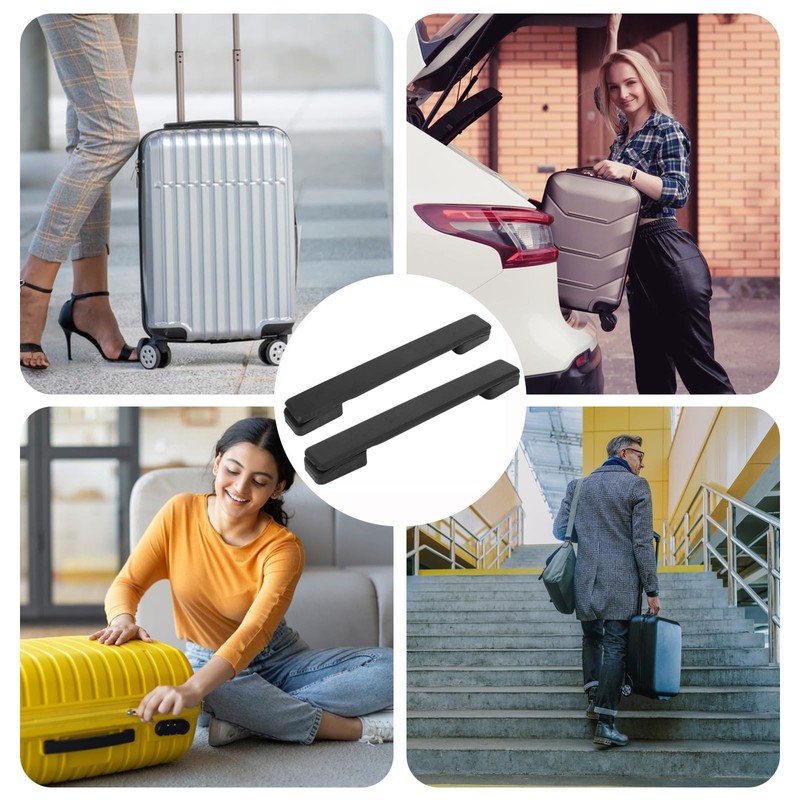 Yowmina Pack of 2 Suitcase Handle Replacement, Luggage Suitcase Handle,