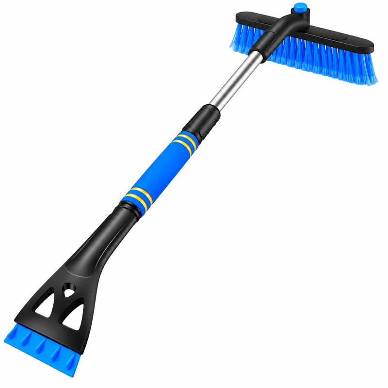 3-in-1 Extendable Snow Brush and Ice Scraper for Cars –
