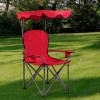 Portable Folding Beach Canopy Chair with Cup Holders for Beach
